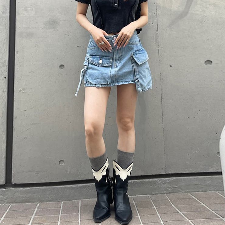 甘辛系ガールズ☆不規則デニムスカート | 17kg | 詳細画像36 