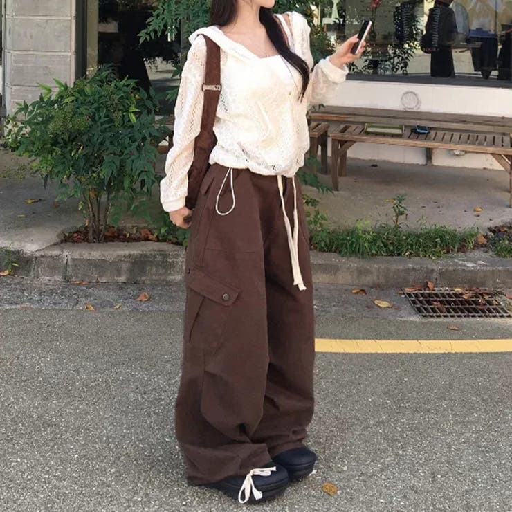 クロシェ編み 透かし編み ゆったり ジップ ニットパーカーゆるカワコーデ☆ | 17kg | 詳細画像7 