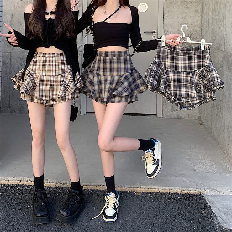 フェミニンガーリー チェック柄 小柄向けゆるカワコーデ☆ | 17kg | 詳細画像6 