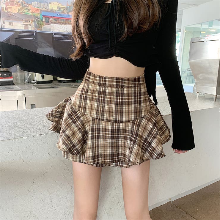 フェミニンガーリー チェック柄 小柄向けゆるカワコーデ☆ | 17kg | 詳細画像7 