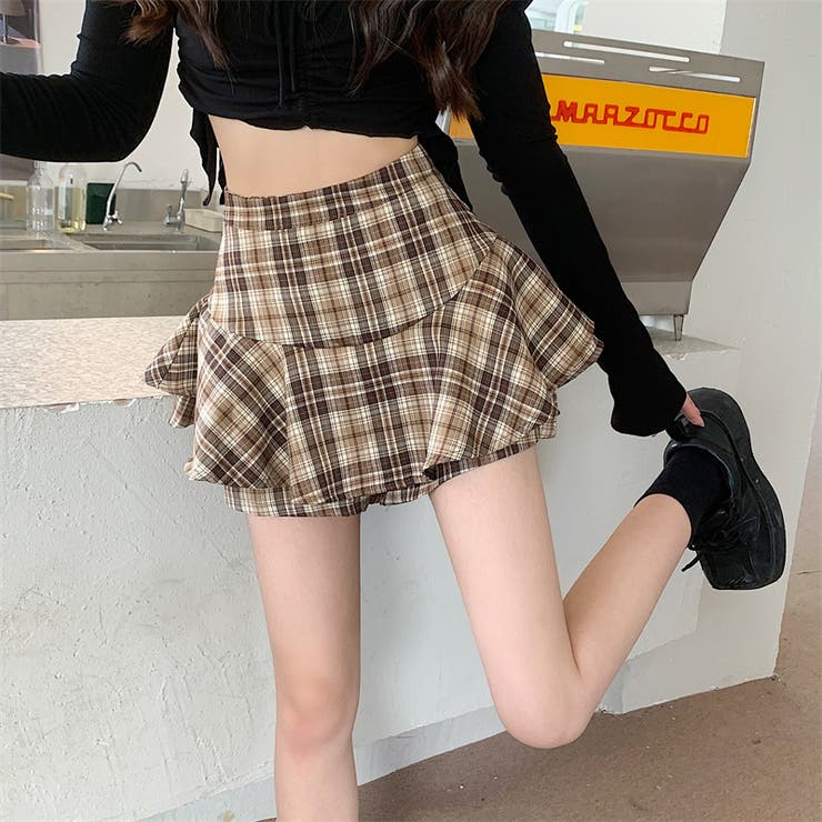 フェミニンガーリー チェック柄 小柄向けゆるカワコーデ☆ | 17kg | 詳細画像8 