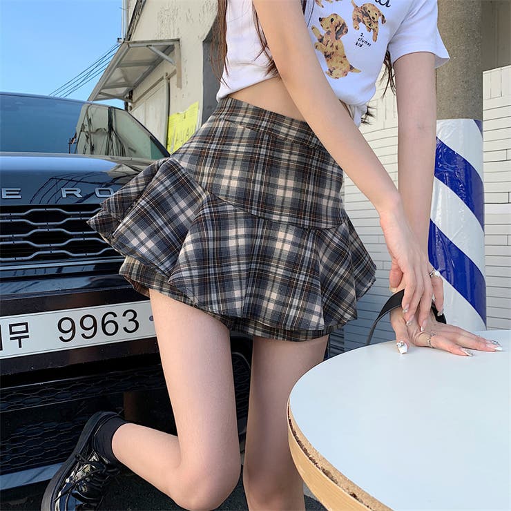 フェミニンガーリー チェック柄 小柄向けゆるカワコーデ☆ | 17kg | 詳細画像17 