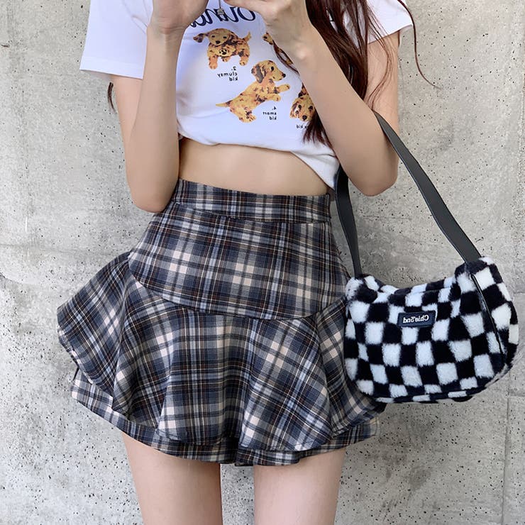 フェミニンガーリー チェック柄 小柄向けゆるカワコーデ☆ | 17kg | 詳細画像19 