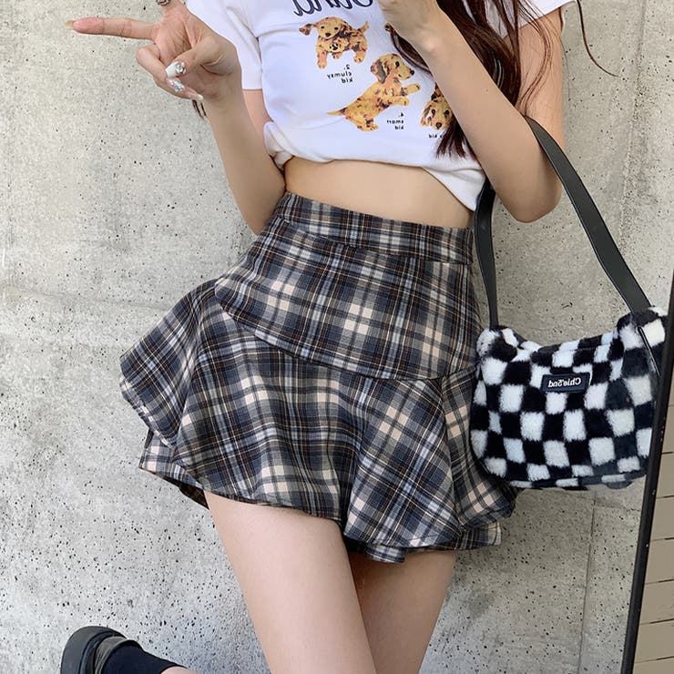 フェミニンガーリー チェック柄 小柄向けゆるカワコーデ☆ | 17kg | 詳細画像20 