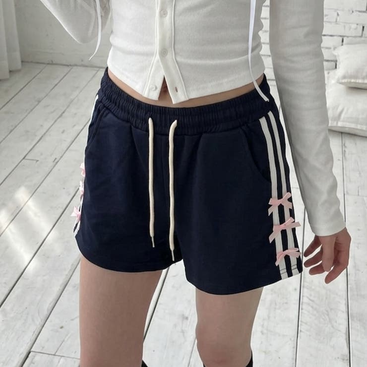 ショートパンツ サイドライン リボン付き | 17kg | 詳細画像4 