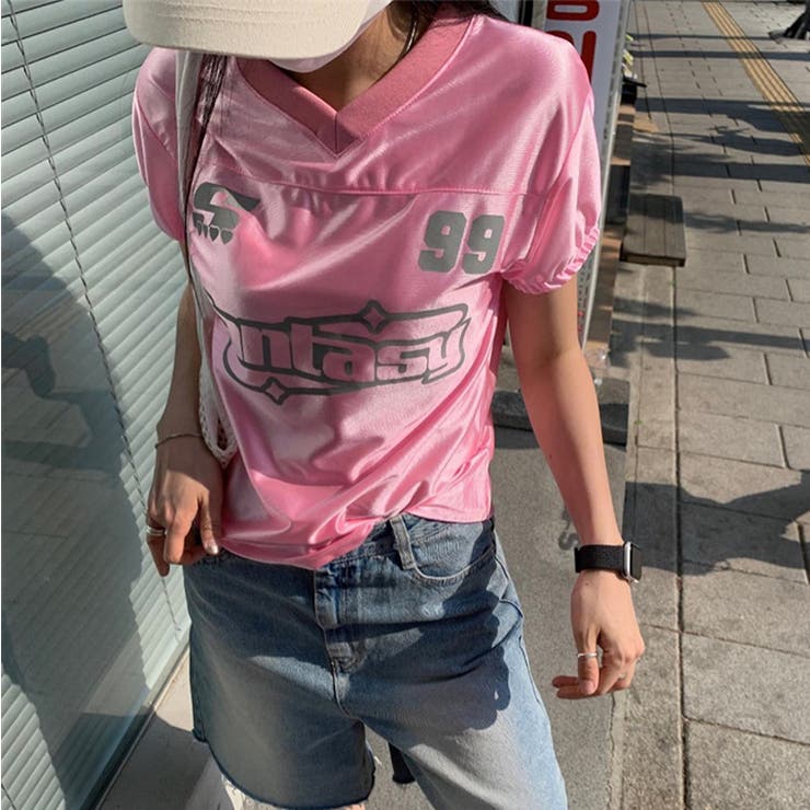 ピンク | ゲームシャツ 半袖 Tシャツ | 17kg