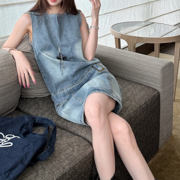 ポケット付き デニムワンピース | 17kg | 詳細画像2 