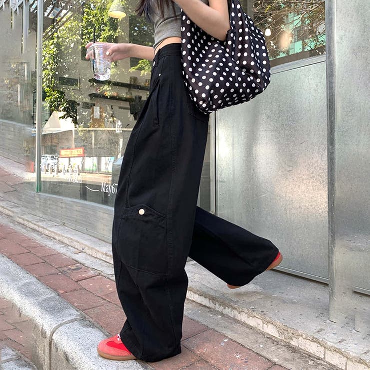 ワークパンツ カーゴパンツ ワイドパンツ ストレート バナナシルエット | 17kg | 詳細画像2 