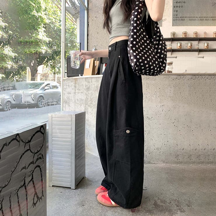 ワークパンツ カーゴパンツ ワイドパンツ ストレート バナナシルエット | 17kg | 詳細画像7 