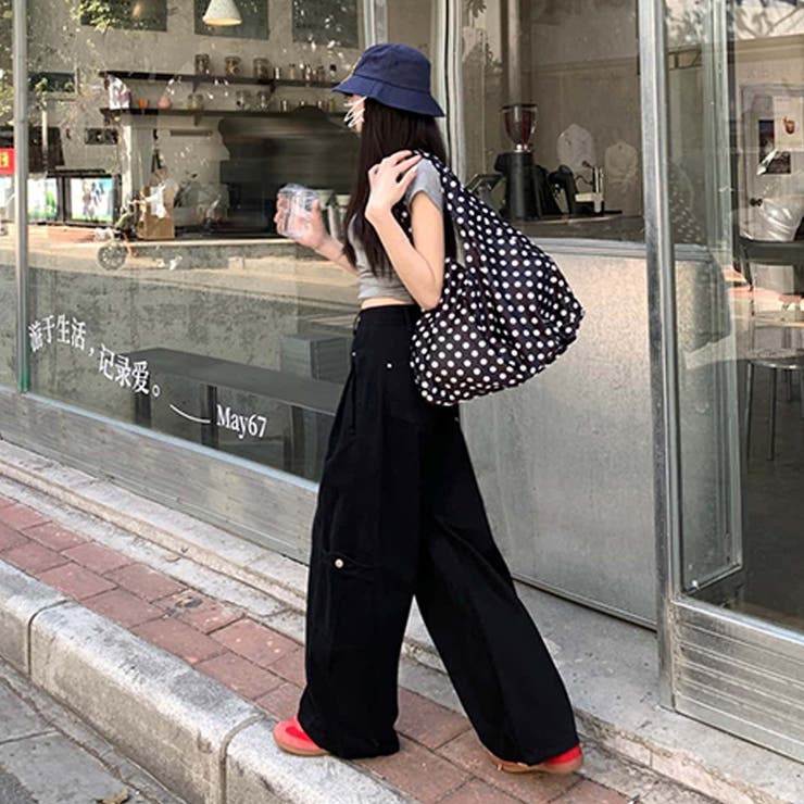 ワークパンツ カーゴパンツ ワイドパンツ ストレート バナナシルエット | 17kg | 詳細画像13 