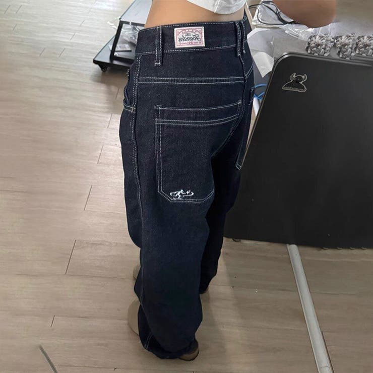 ハイウエストデニムパンツ レディース ワイドストレート | 17kg | 詳細画像5 