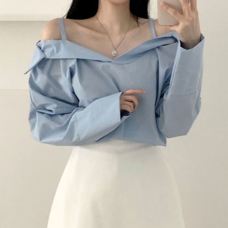 SHOPLIST限定】程よい抜け感のあるオフショルダーブラウス[品番 SHOPLIST限定】程よい抜け感のあるオフショルダーブラウス[品番