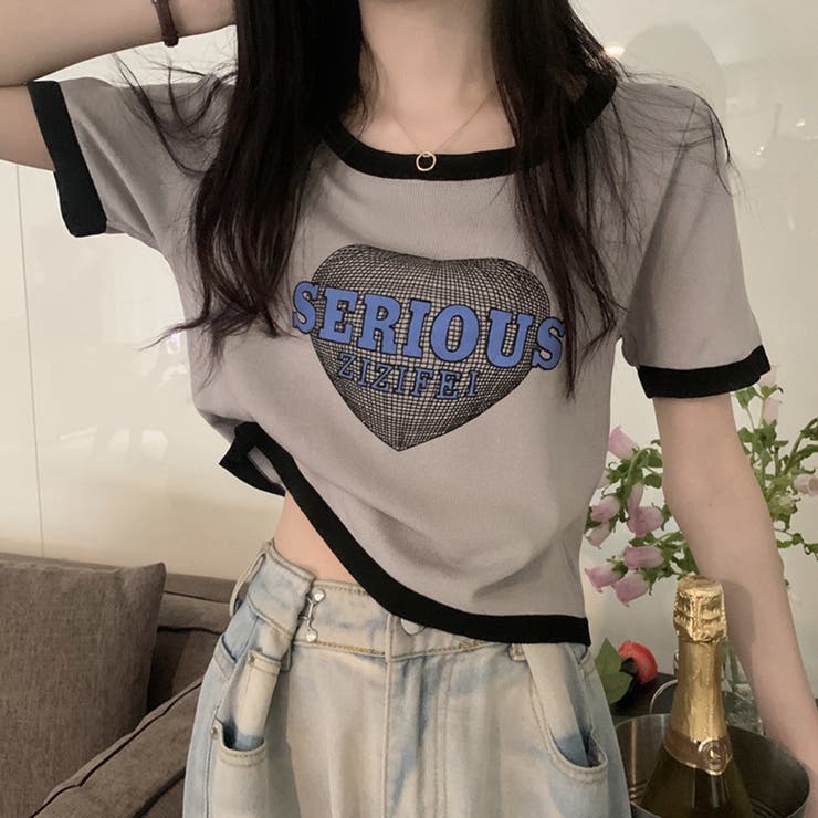 【SHOPLIST限定】ミニマリズムバイカラーカジュアルTシャツ | 17kg | 詳細画像24 