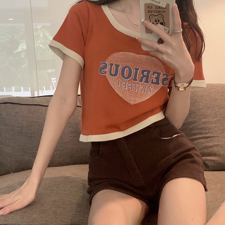 【SHOPLIST限定】ミニマリズムバイカラーカジュアルTシャツ | 17kg | 詳細画像5 