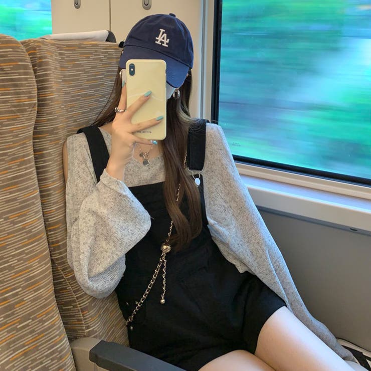 【SHOPLIST限定】デザインオフショルダーニットカジュアル長袖＆ワイドレッグ… | 17kg | 詳細画像19 