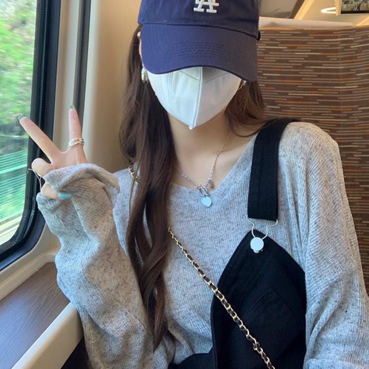 【SHOPLIST限定】デザインオフショルダーニットカジュアル長袖＆ワイドレッグ… | 17kg | 詳細画像6 