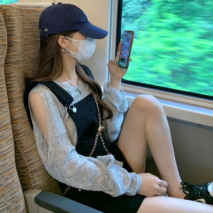 【SHOPLIST限定】デザインオフショルダーニットカジュアル長袖＆ワイドレッグ… | 17kg | 詳細画像7 