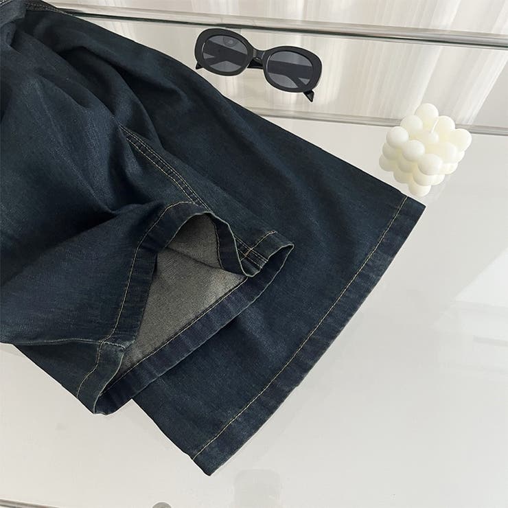 【SHOPLIST限定】カジュアルレトロオールインワンデニムワイドパンツ | 17kg | 詳細画像16 