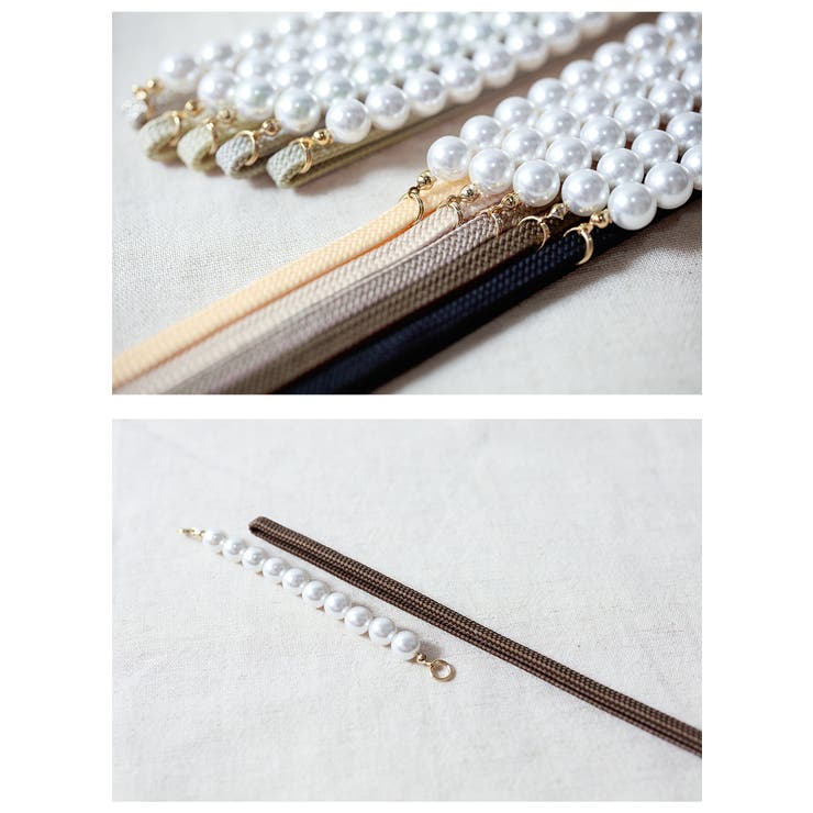 帯締め フェイクパール 二分紐 | SOUBIEN | 詳細画像2 