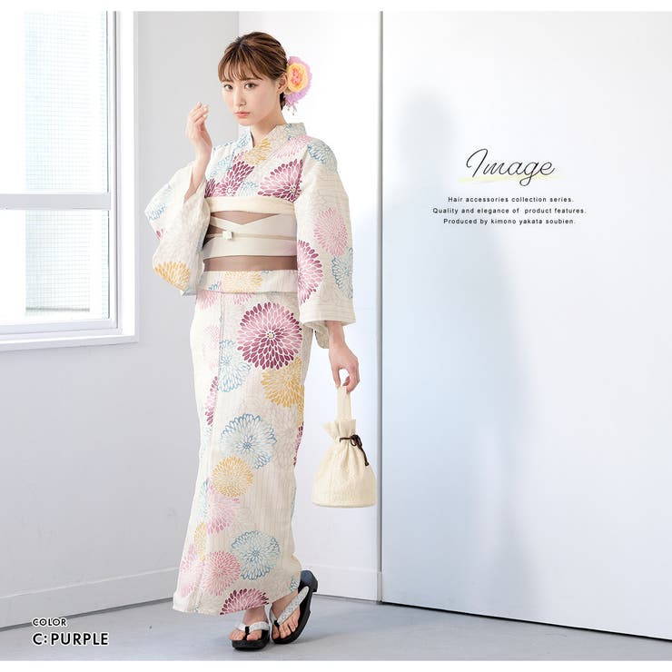 プチプラのお花のヘアクリップ