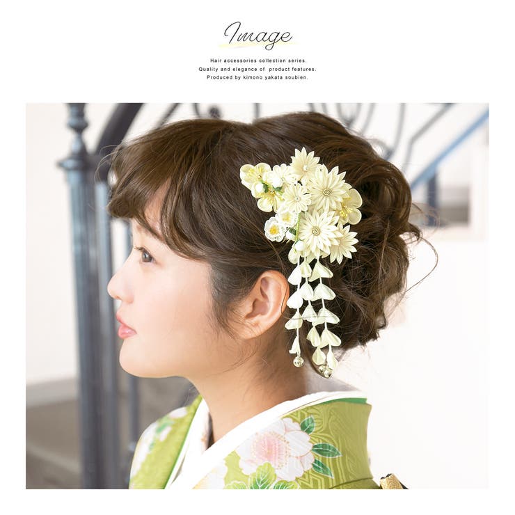 髪飾り 成人式 つまみ細工[品番：SBEW0004235]｜SOUBIEN（ソウビエン