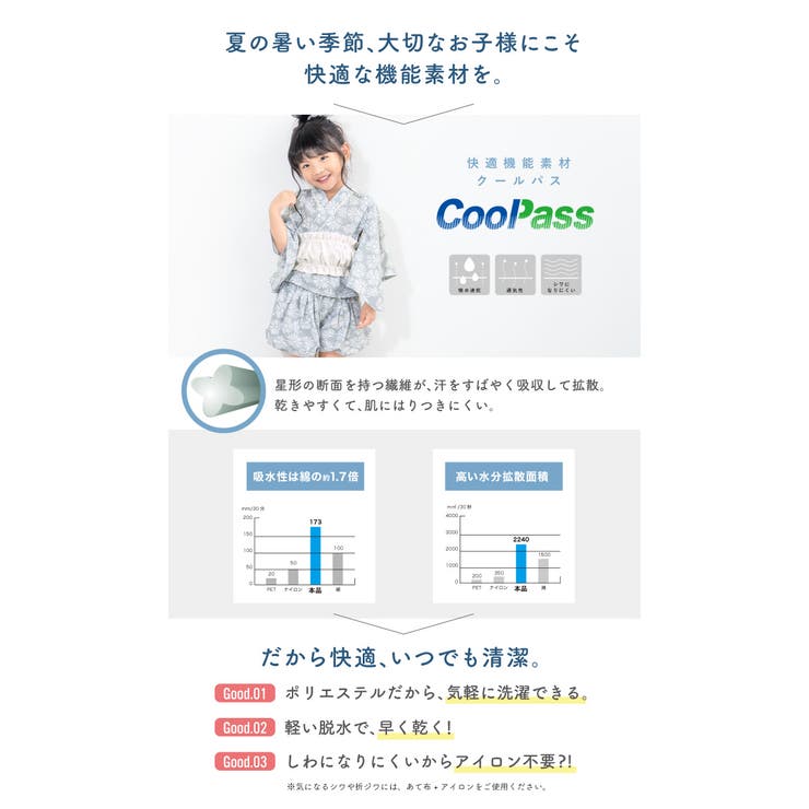 夏祭りや花火大会におすすめなキッズ浴衣セット