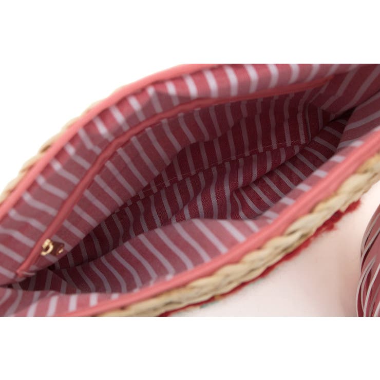 クラッチバック ベージュ 赤 | SOUBIEN | 詳細画像5 