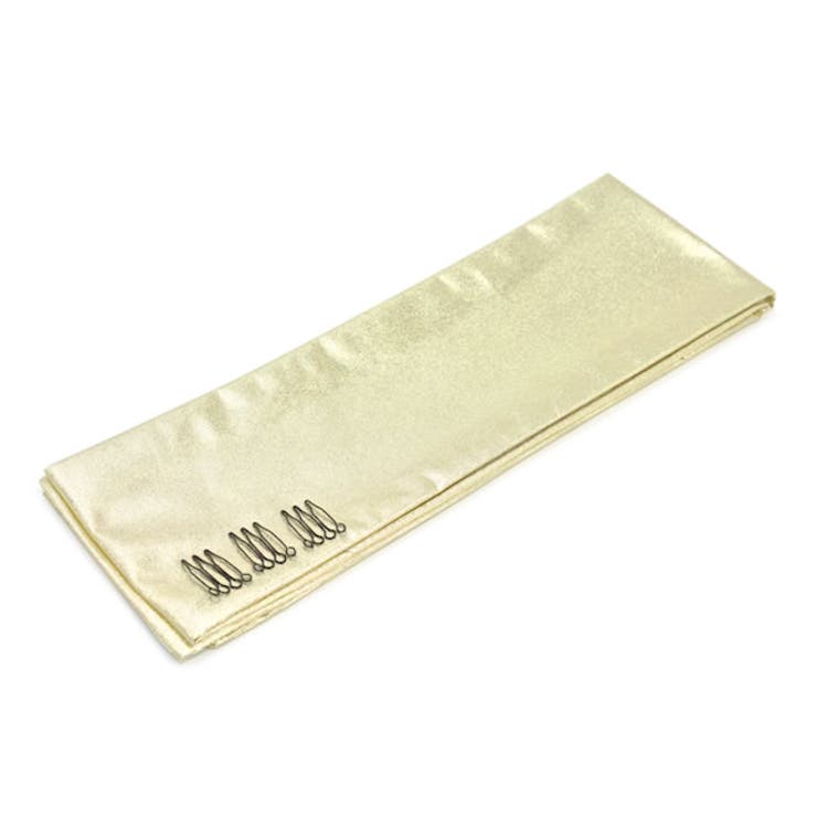 重ね衿 伊達襟 金 ゴールド 比翼衿 重ねえり 成人式 振袖 絹100％ | SOUBIEN | 詳細画像2 