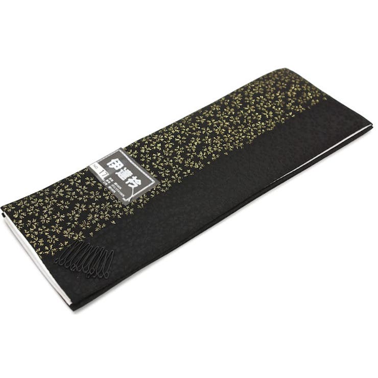 重ね衿 重ね襟 小桜1本通し 黒 日本製 正絹 絹100% | SOUBIEN | 詳細画像2