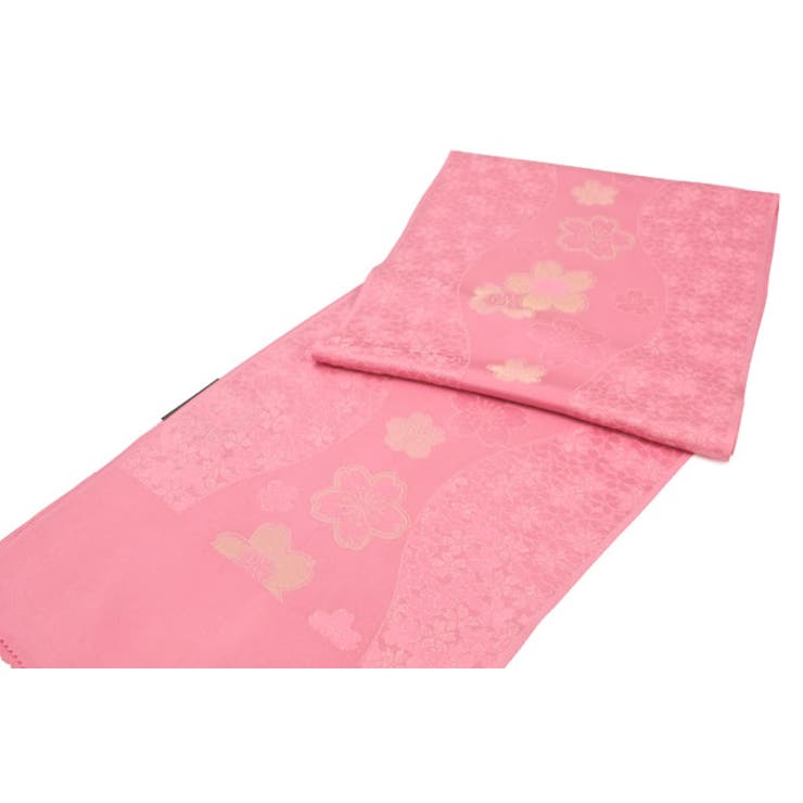 帯揚げ ピンク 桜 丹後ちりめん 縫い取り 正絹 振袖 フォーマル 日本製 | SOUBIEN | 詳細画像3