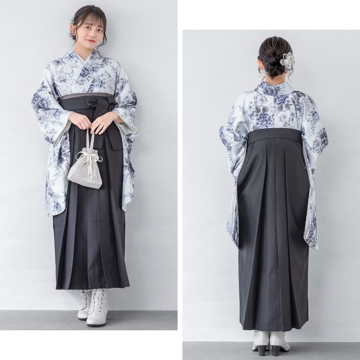 【当店限定販売】 袴セット 大学生[品番：SBEW0023282]｜SOUBIEN 卒業式 XLサイズ以上