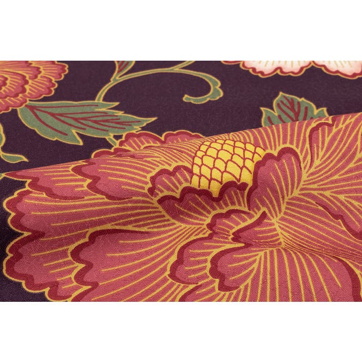 袴用二尺袖着物 単品 パープル | SOUBIEN | 詳細画像2 