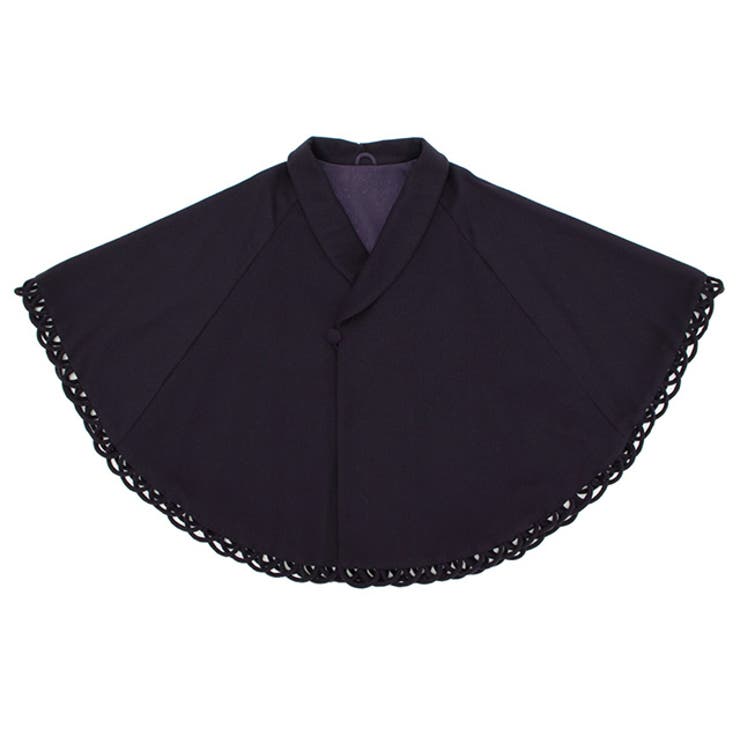 ケープコート 濃紫色 パープル[品番：SBEW0014120]｜SOUBIEN