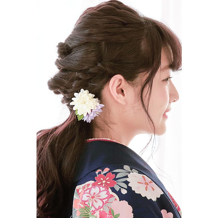 髪飾り 2点セット 紫 | SOUBIEN | 詳細画像2 