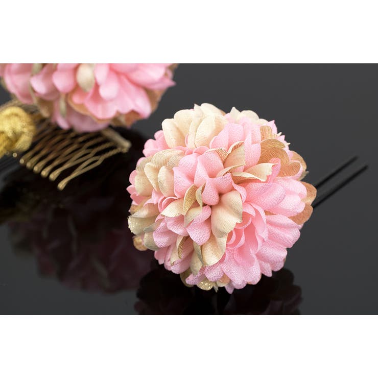 髪飾り 2点セット ピンク | SOUBIEN | 詳細画像4 