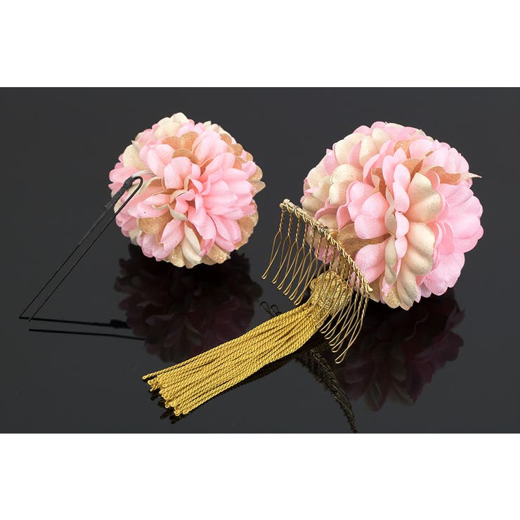 髪飾り 2点セット ピンク | SOUBIEN | 詳細画像5 