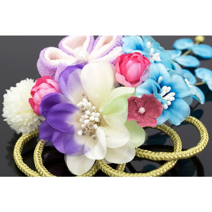 髪飾り 2点セット 水色[品番：SBEW0016581]｜SOUBIEN（ソウビエン）の