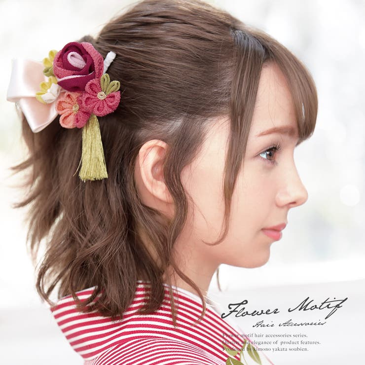 髪飾り 梅重色 ピンク 品番 Sbew Soubien ソウビエン のレディースファッション通販 Shoplist ショップリスト