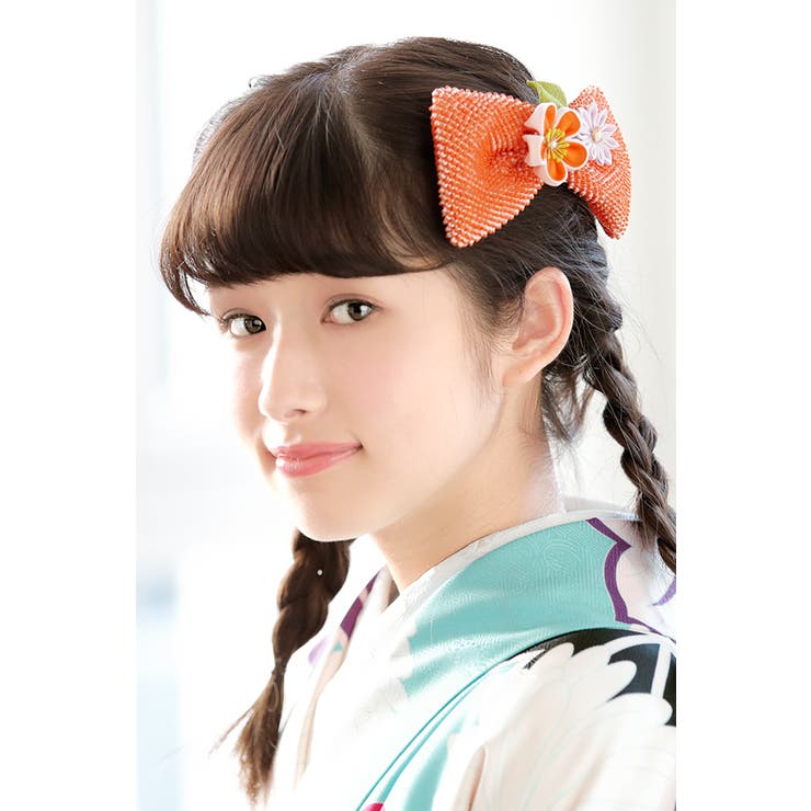 髪飾り 橙色 オレンジ | SOUBIEN | 詳細画像2 