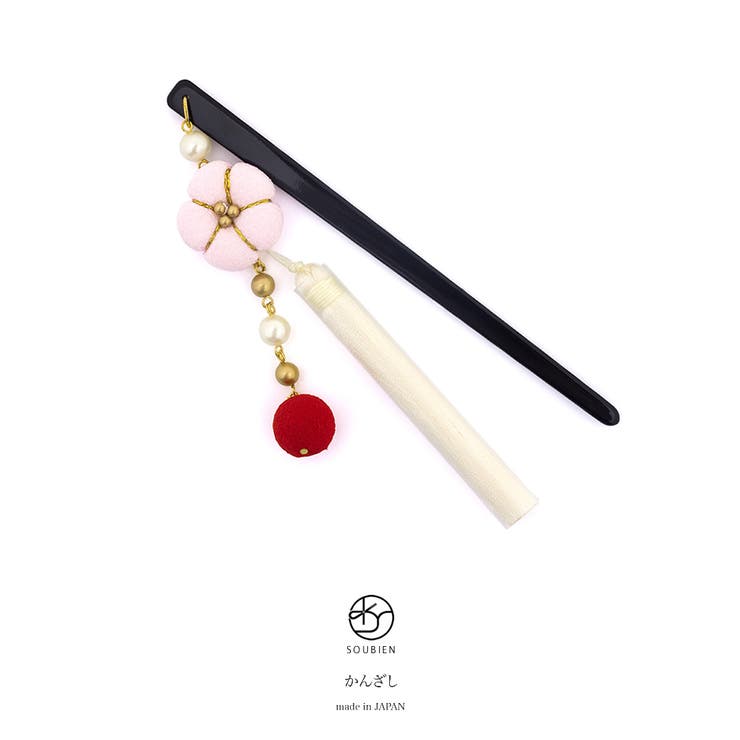 簪 かんざし ピンク | SOUBIEN | 詳細画像1 