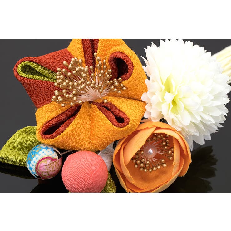 髪飾り ２点セット 橙色 | SOUBIEN | 詳細画像2 