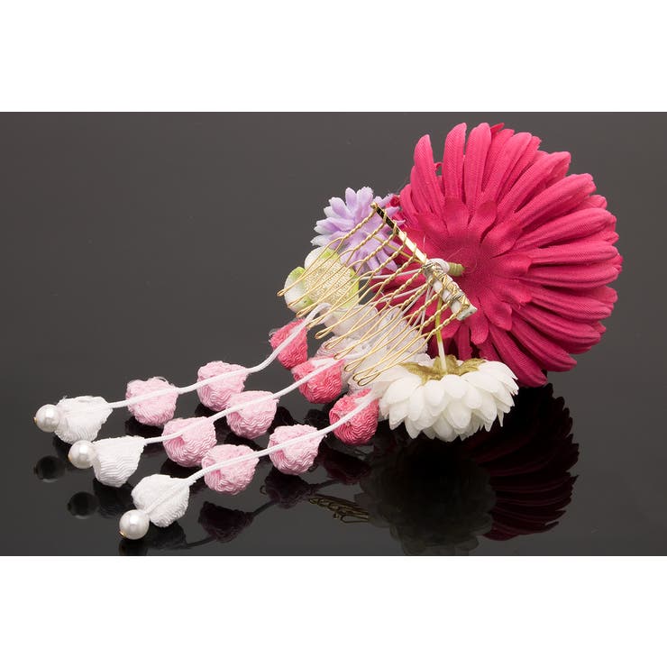 髪飾り 薔薇色 ディープピンク | SOUBIEN | 詳細画像5 