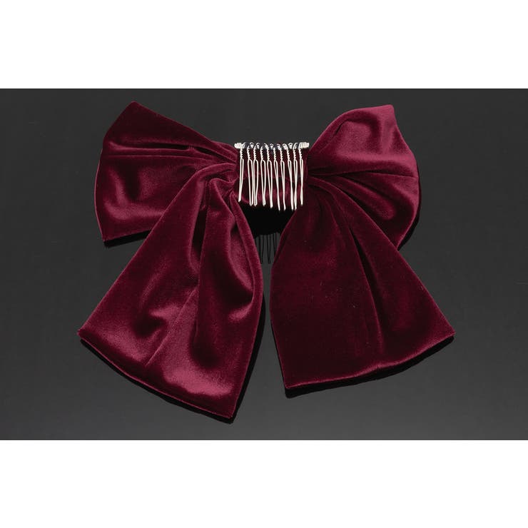 髪飾り 赤紫 ワインレッド[品番：SBEW0019267]｜SOUBIEN