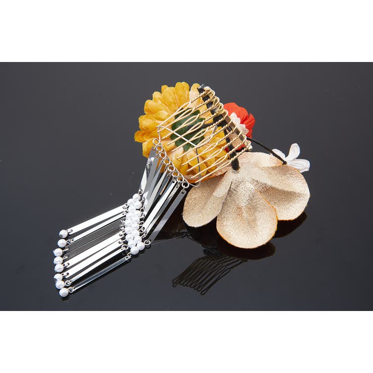 髪飾り 橙色 オレンジ | SOUBIEN | 詳細画像3 