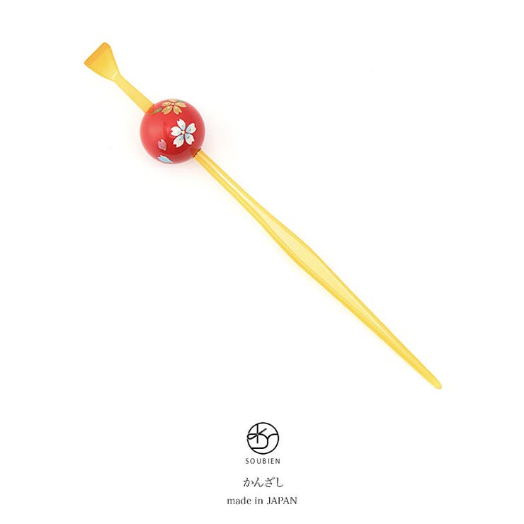 玉簪 かんざし 赤 | SOUBIEN | 詳細画像1 