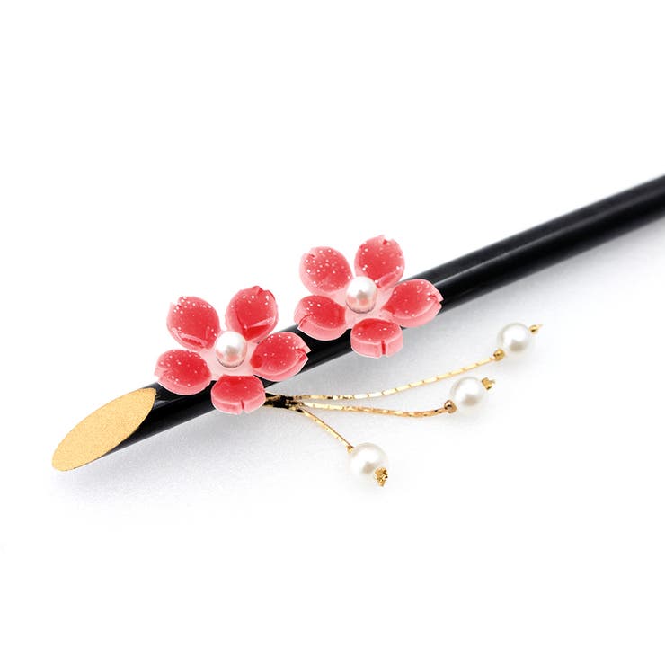 簪 かんざし 赤[品番：SBEW0016483]｜SOUBIEN（ソウビエン）の