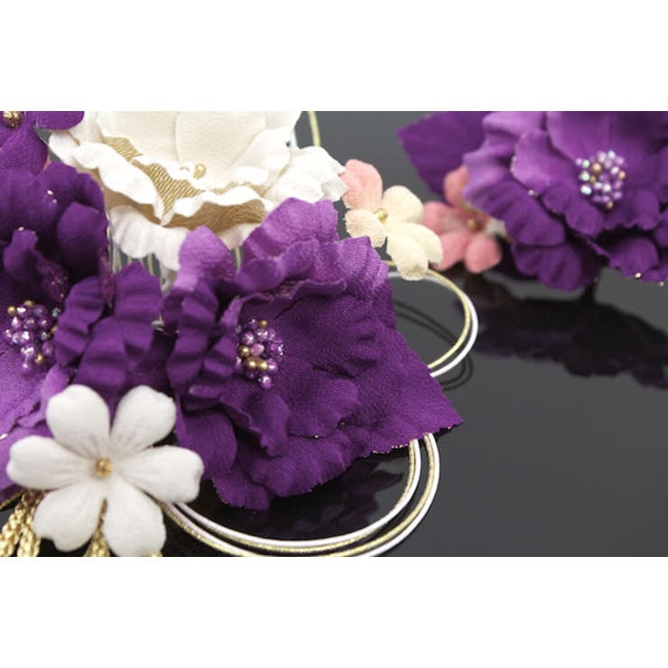 髪飾り 2点セット 紫 | SOUBIEN | 詳細画像2