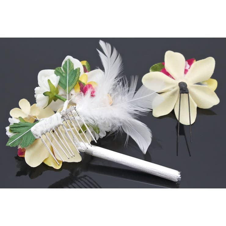 髪飾り 2点セット 黄 | SOUBIEN | 詳細画像3 