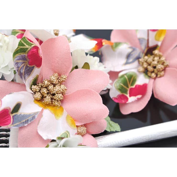 髪飾り 2点セット 桃色 | SOUBIEN | 詳細画像2 