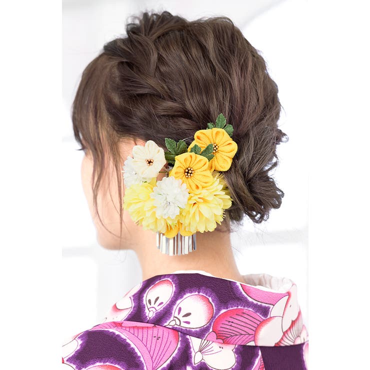 髪飾り つまみ細工 2点セット | SOUBIEN | 詳細画像2 